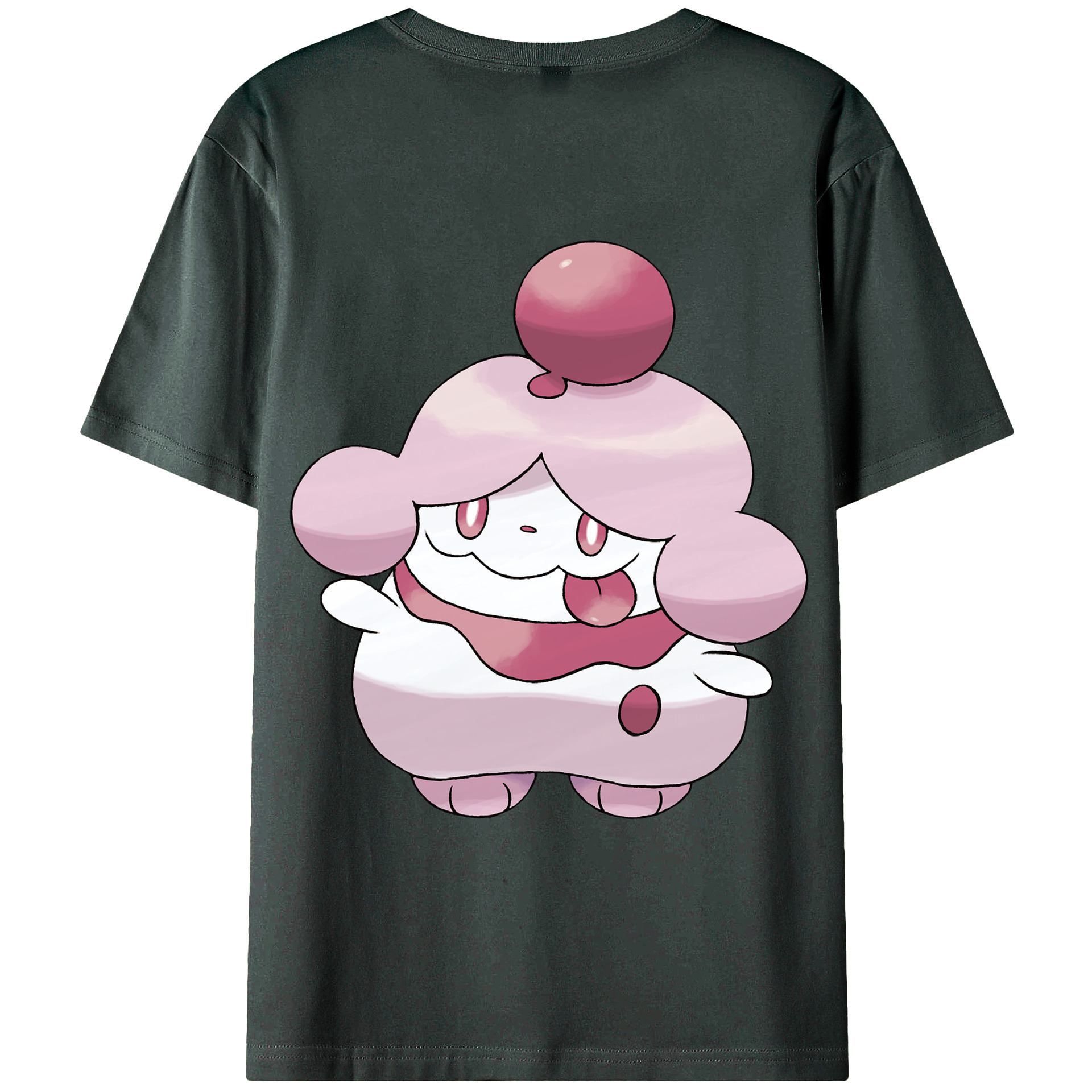 （画像用） ポケットモンスター Pokémon 綿100％ メンズ半袖Tシャツ（バックプリント） 通気性